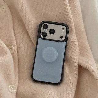 Minimal Dot iPhone 18 Galaxy MagSafe Black Bumper Case