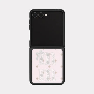 [mm] Rosy Lace Galaxy Zflip Fold 8 MagSafe Black Bumper Case