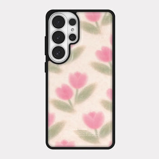 Matte Tulip iPhone 18 Pro Galaxy Epoxy Black Bumper Case