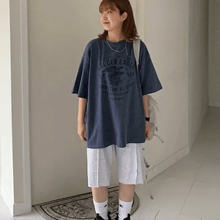 Lefil Pigment Print Short Sleeve T-shirt