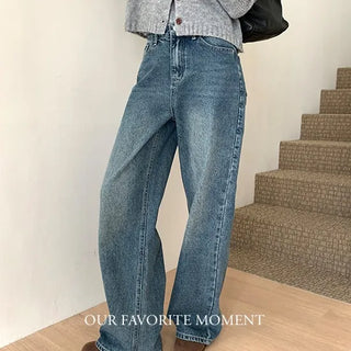 Vintage Washed Wide Pants