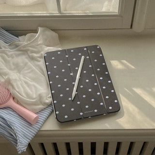 Soft Blur Dot iPad Pro Air 13/11 Clear Removable Cover Case