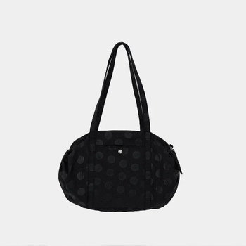 Binoel Dot Pattern Nylon Shoulder Bag