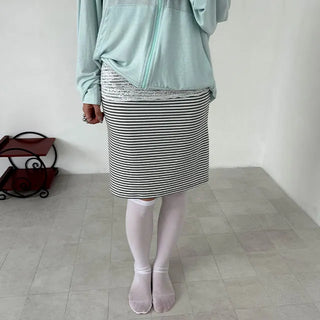 PANEL GORE MIDI SKIRT