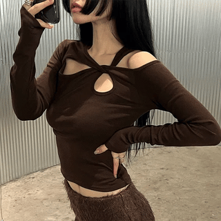 ribbed bodysuit T-shirt