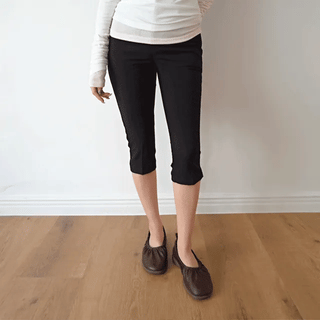 SOFT SHIRRING SKIRT CAPRI LEGGINGS