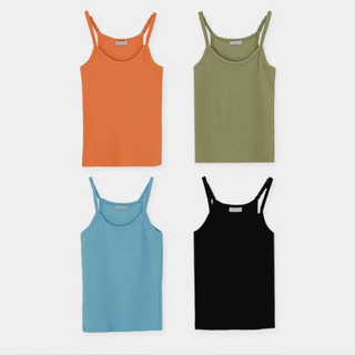 Behe Slimmer Ribbed Round Neck Sleeveless