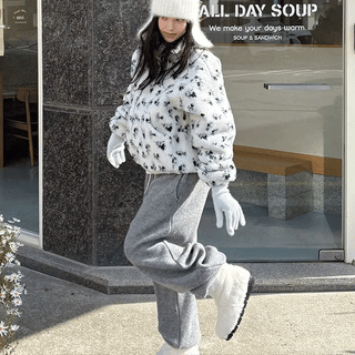 Cozy Fleece-Lined Jogger Pants