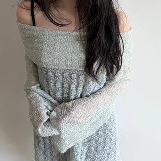 SODA Long Sleeve Off-Shoulder