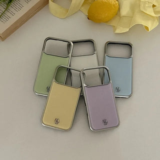 Basic Bloom iPhone 18 Pro Galaxy Epoxy Silver Bumper Case