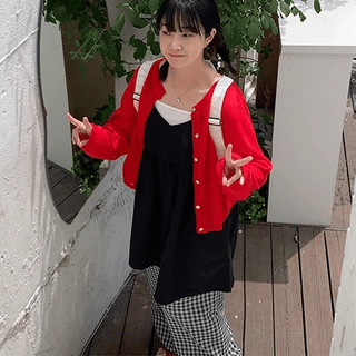 Ayuni Summer Linen Ribbon Knit Cardigan