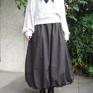 Balloon long skirt