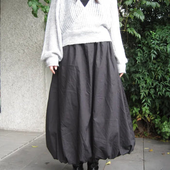Balloon long skirt