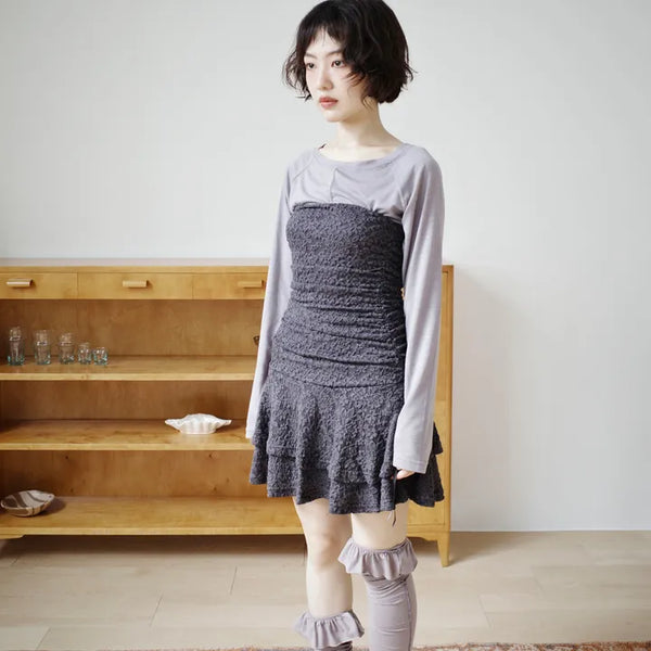 Jacquard tube dress