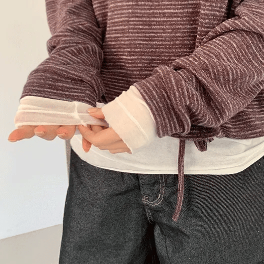 Hankaru Tencel Round Long Sleeve Tee