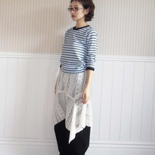 Flail layered skirt