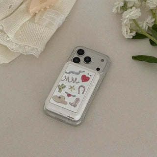 Vintage Western Mood MagSafe Mirror Power Bank 10,000mAh iPhone Wireless Charging
