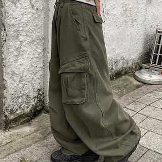 Patrick Curved Cargo Wide Pants