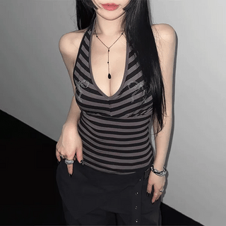 DIA Dot Hotfix Halterneck Sleeveless 4co