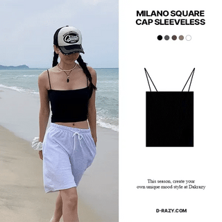 Milano Square Sleeveless Top