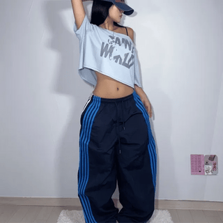 mesh patch pants