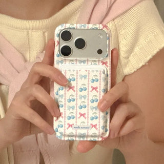 Ribbon Stripe MagSafe Hard Phone Case for iPhone 17 Pro