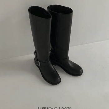 Buff Long Boots