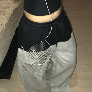 Folding Back Star Cargo Pants