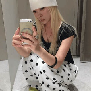Graffiti Lace Up Pants