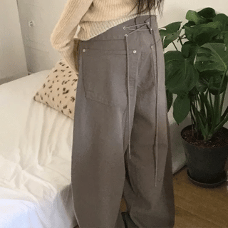 Corset Balloon Wide Pants