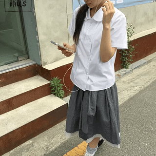 Pironi Double Short Sleeve Blouse