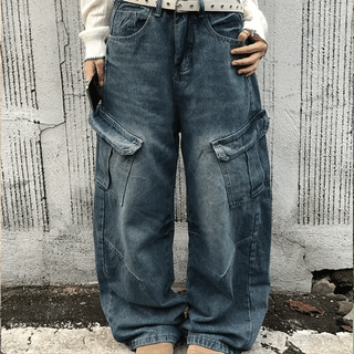 Dirty hotfix denim pants
