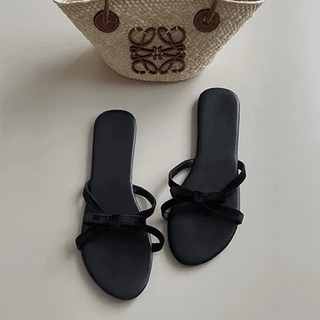 TL Velvet Ribbon Slippers