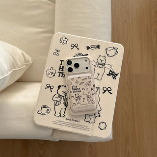 Tiny Happy Things iPad Pro Air 13 11 Clear Removable Cover Case