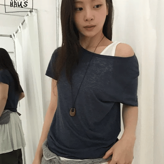 Seidin Tencel Layered Short Sleeve Tee
