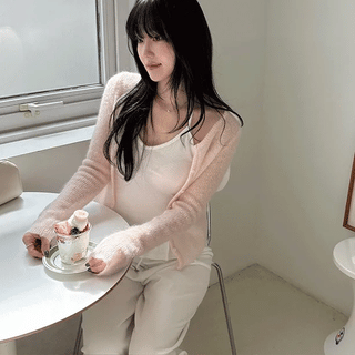 Sov Mohair Delicate Cardigan