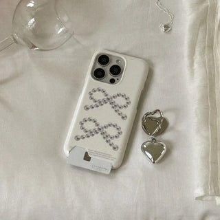 Pearl Glow iPhone 16 Pro Card Holder Hard Case