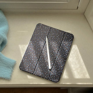 Heart Drizzle iPad Pro Air 13 11 Clear Detachable Cover Case