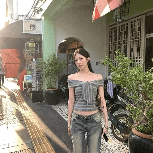 Exy Ribbon Off-shoulder