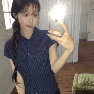 Le Verre Striped Short Sleeve Shirt