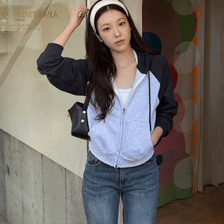 Bateau Raglan Hooded Zip-up