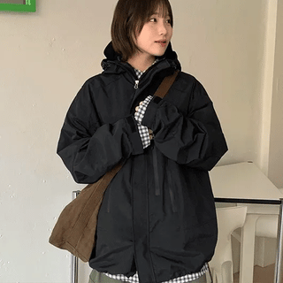 Conid Two-Way String Pocket Over Wind Jumper