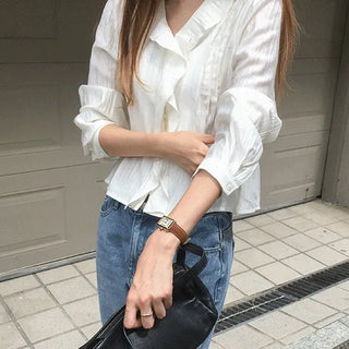 Lulu Frill Button