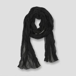 Swib Wrinkle Pleated Muffler
