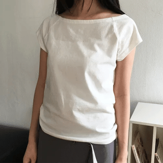 Grooming Boat Neck Short Sleeve Tee (6 colors)