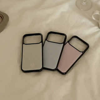 Daily Pastel iPhone 18 Pro Galaxy Epoxy Black Bumper Case