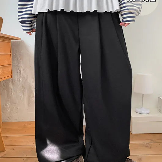 Kidem Pintuck Banding Wide Slacks