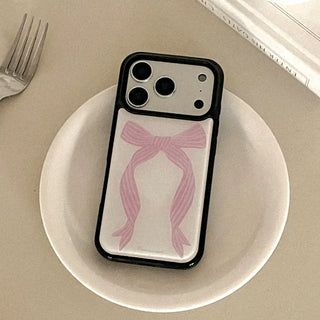 Ribbon Flow iPhone 18 Pro Galaxy MagSafe Black Bumper Case