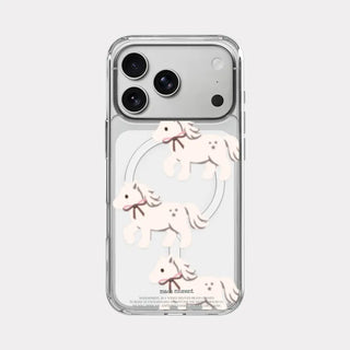 Magic Pony MagSafe Clear Jelly Hard Phone Case for iPhone 17 Pro
