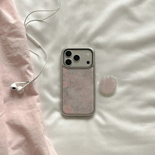 Romantic Garden iPhone 18 Pro Galaxy MagSafe Silver Bumper Case
